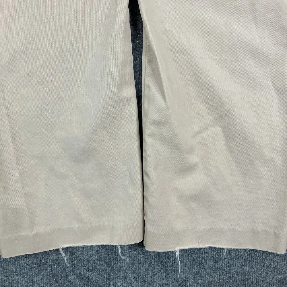 Old Navy Pants Mens Size 38x32 Beige Chino Straight Fit Flat Front Casual Slacks